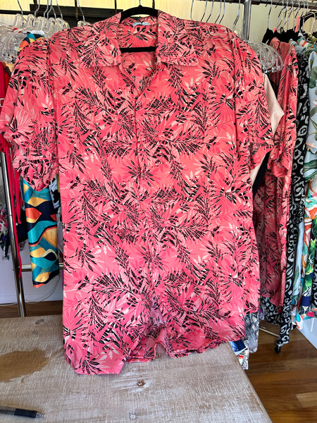 Short Sleeve Shirts Beach Cover-up