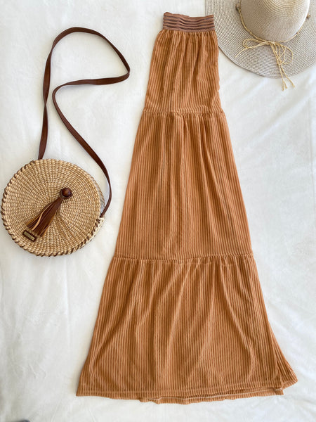 Neutral Colored Maxi Skirt