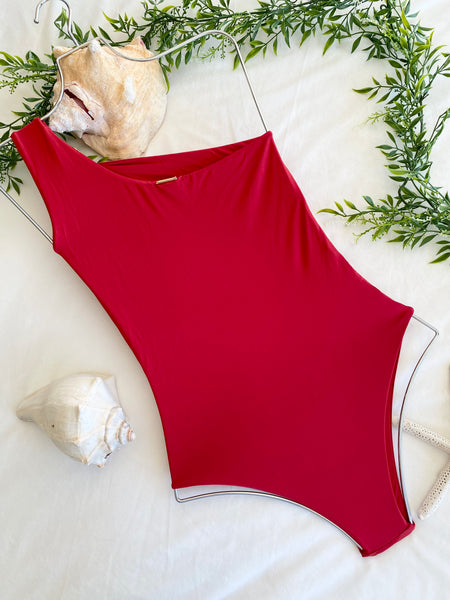 One Shoulder Swimsuit One-piece