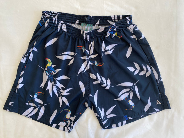 Beach Shorts Swim Trunks Quick Dry Men's Bathing Suit with Side Pockets